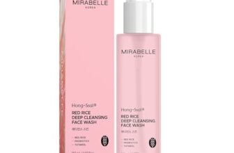 Mirabelle Korea Red Rice Deep Cleansing Face Wash for Glowing Skin 150 ML | Face Cleanser for Women & men | Korean Skin Care