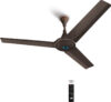 KUHL PRIMA A6 Decorative Power Saving|Saves upto 65% Electricity with 5 Year Warranty BLDC Motor with Remote 1200 mm Ceiling Fan(5 Star | Espresso | Pack of 1)