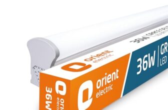 Orient Electric 36W Grace Delite Mushroom LED Batten| 4000 lumens Bright Light Output| LED tubelight for Home| Sleek & Stylish Design| Non-breakable Polycarbonate housing| 6500K, Cool White| Pack of 1