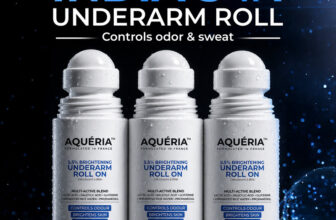 Aqueria Multi Active Underarm Roll On | 5.5% AHA BHA, Niacinamide – Aqua Fragrance Deodorant Roll-on  –  For Men & Women(150 ml, Pack of 3)