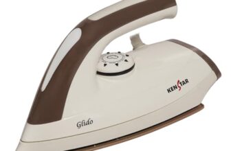 Kenstar Glido 1000 W Dry Iron (Brown & Ivory)