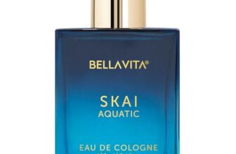 Bella Vita Luxury Skai Aquatic Unisex | Long Lasting | 100ml | Perfume for Man and Woman | Bergamot, Lavender & Patchouli | Woody & Citrus Premium Fragrance for Men and Women