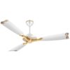 RR Signature Jaipur Mahal NEO 1240 MM | Royal Design Ceiling Fan for Home and Office | High Speed 320 RPM | Agaria White, 3 Year Warranty & Free Installation