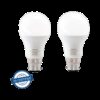 PHILIPS 16 W Eye Safety Compliance Round B22 LED Bulb(White, Pack of 2)
