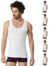 VIP Frenchie Oxy Round Neck Men’s Cotton Vest (Pack of 6-85Cm)