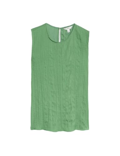 Marks & Spencer Plisse Round Neck Top