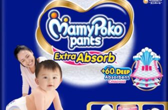 MamyPoko Pants Extra Absorb Baby Diapers, Medium (M size) | 7-12 kg | 74 Count |Deep Sleep Diapers| Soft gentle fit |Deep Absorbent Crisscross | skin friendly with coconut oil |
