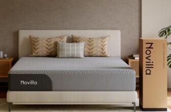 Novilla Mattress Gel Memory Foam 8 Inch Cooling Comfort Queen 10 Year