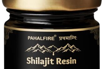Shilajit/Shilajeet Pure Himalayan Resin Gold Grade 20g | 500mg Serving | 40 Servings | Boost Muscle Growth & Stamina Fulvic Acid with Lab Test Report Approved by Ministry of Ayush Government of India