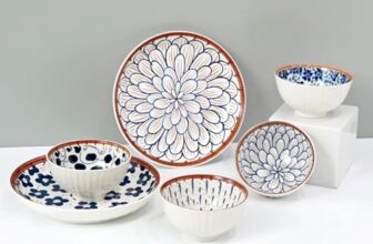 Amazon Brand – Solimo Ceramic Bowls and Plates Set, 6 Piece (4 Bowls + 2 Plates) | Microwave & Dishwasher Safe | for Snacks, Soup, Salad & Desserts | BPA & Lead-Free | Burnt Sienna