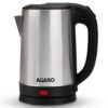 AGARO Sonnet Electric Kettle, 1.5L, 1500W, Stainless Steel Body, Quick Boil, Water Boiler, Hot Water Kettle, For Making Black Tea & Black Coffee,Auto Shut Off, Cool Touch Handle