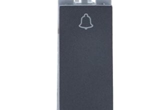 Wipro Northwest Nowa 6A Bell Push, Silver Grey (pack of 10)