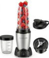 Electrofox Blendo+ 2 Jar Nutri Blender 750 W Juicer Mixer Grinder(Blendo+ 2 Jar | 2 Jars | Silver)