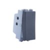 Wipro Northwest Nowa 6A One Way Switch, Silver Grey (pack of 10)