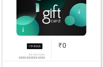 Croma |E-Gift Card| Instant Delivery | Valid for online & in-store purchases| 1 year validity
