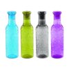 Attro Iceberg Unbreakable PET Fridge Water Bottle,Set of 4,1000 ml,Multicolor