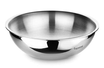 Crystal TriPro -Triply Stainless Steel Tasla – 22 cm (Induction Bottom)
