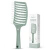 Detangling Hair Brush for Women & Men, Flexible Vented Paddle Hair Brush with Rounded Tip Bristles, Gentle Scalp Massage, Wavy, Wet & Dry Hair, Salon, Home & Daily Hair Care, Pack of 1