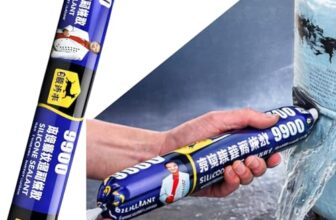Waterproof Silicone Sealant Adhesive for Roof & Leakage Repair | Weather Resistant | For Concrete, Metal, Steel, Aluminum, Tiles & Water Tank | Flexible & Paintable 750gm