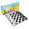 Ratna’s Mind Masters Chess Junior, Educational Strategy Board Game for Kids, 29 cm Board with Black and White Pieces
