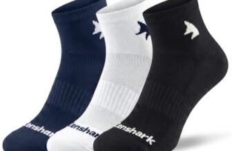 ZENSHARK Bamboo Socks for Men & Women, Pack of 3 (Black/White/Navy Blue) | Anti-Odour Lightweight Ankle Socks | Breathable Sweat-Absorbing Natural bamboo Fabric Blend Gym Running Sports Socks